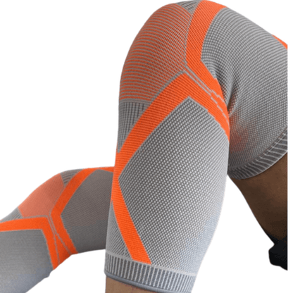 LOMO Knee Support product display featuring innovative design for superior comfort and stability. Ideal for an active lifestyle, providing pain-free support for confident movement